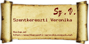 Szentkereszti Veronika névjegykártya
